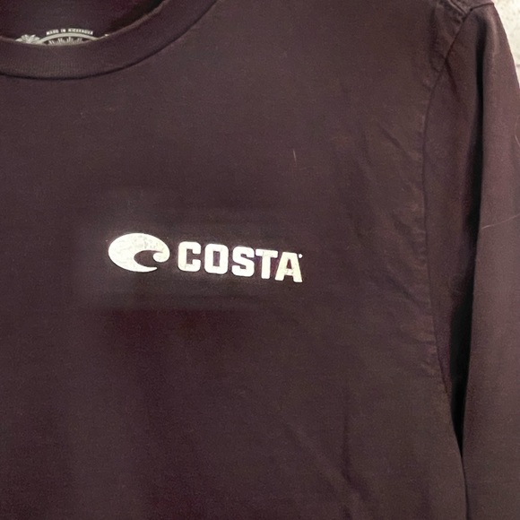 Mens Costa Del Mar Long Sleeve Tee Black Size Small - Picture 2 of 5
